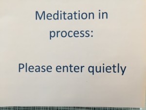 Meditation in process